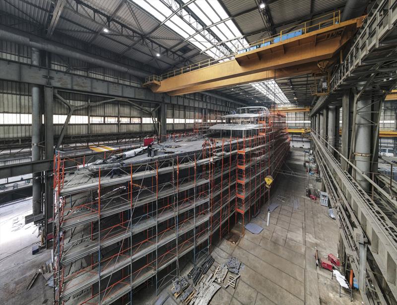 Wider's Moonflower 72 under construction - photo © Wider Yachts
