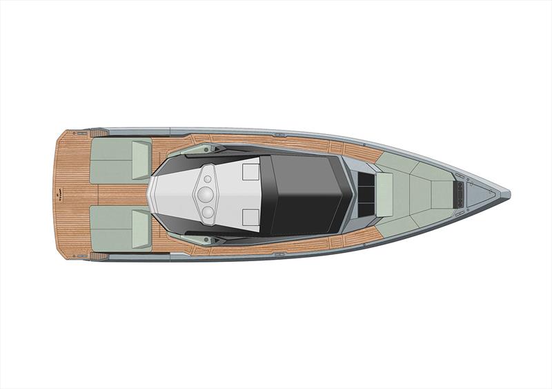 wallypower50 top view photo copyright Wally Yachts taken at  and featuring the Power boat class