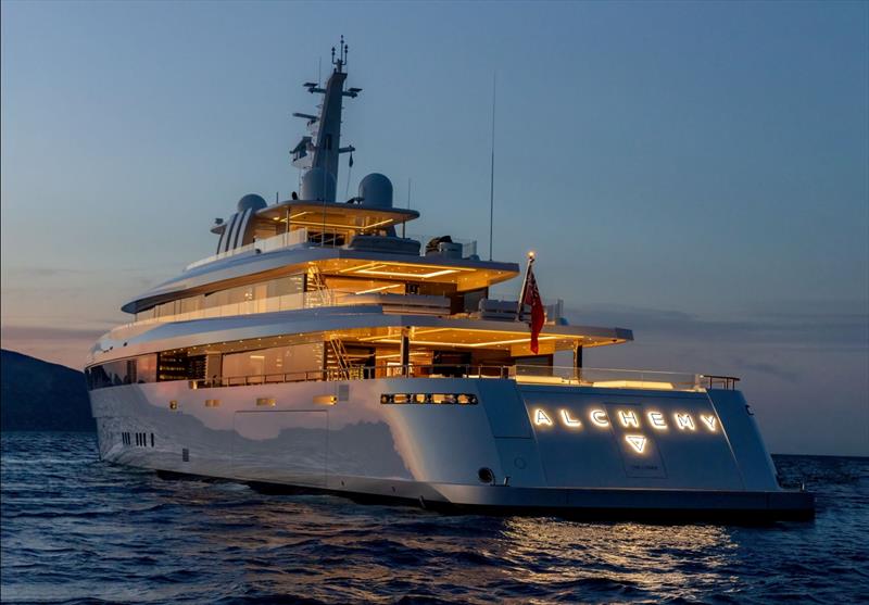 Rossinavi M/Y Alchemy - photo © Rossinavi