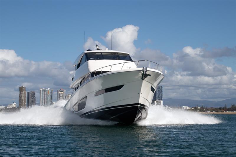 Big knows how to boogie - Maritimo M75 - photo © John Curnow