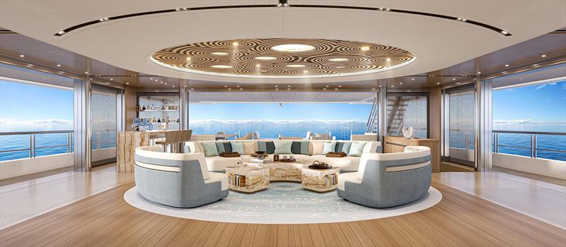 Project Life 85M - Main Salon photo copyright Benetti Yachts taken at  and featuring the Power boat class