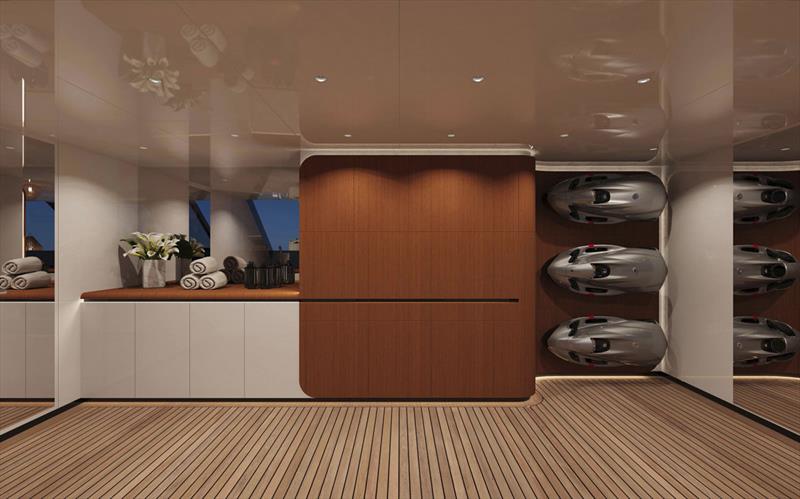 Superyacht T560 Apache - Beach Club photo copyright Tankoa Yachts taken at  and featuring the Power boat class
