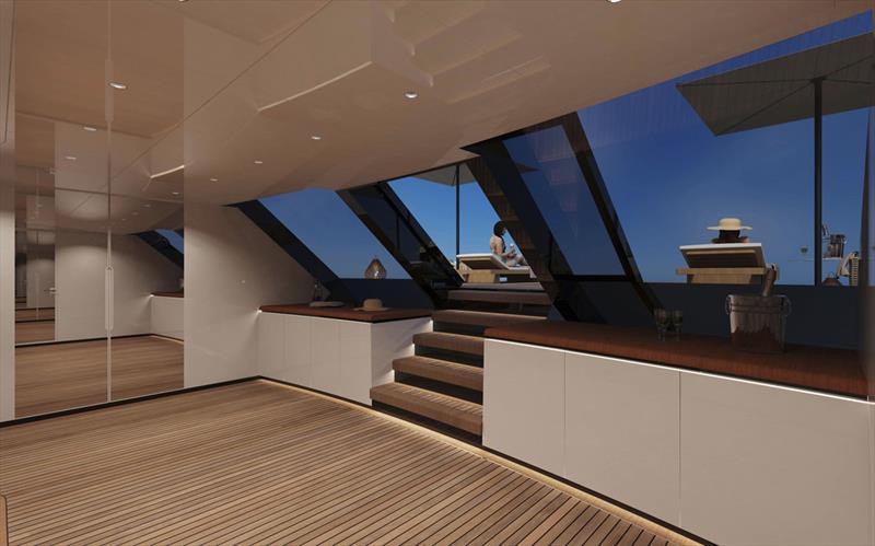 Superyacht T560 Apache - Beach Club photo copyright Tankoa Yachts taken at  and featuring the Power boat class