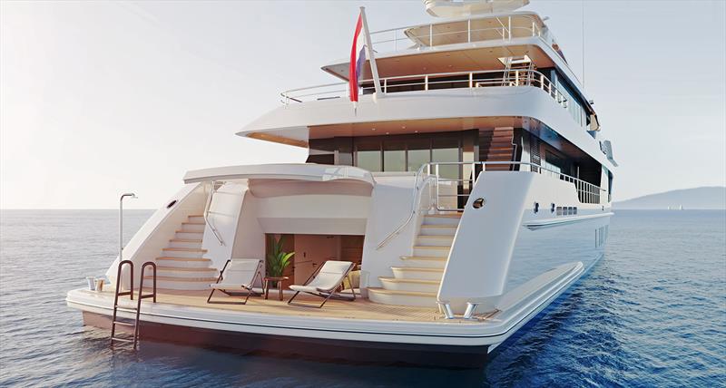 Project Venus YN 20655 - open beach club photo copyright Heesen Yachts taken at  and featuring the Power boat class