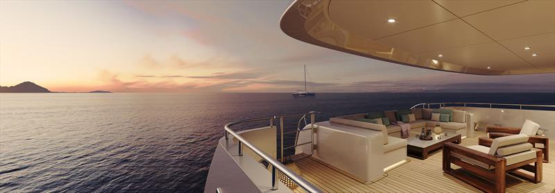 Project Venus YN 20655 - Main deck aft photo copyright Heesen Yachts taken at  and featuring the Power boat class