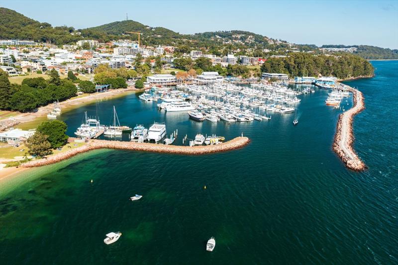 The marina at Nelson Bay where Taylor Made spent four months - photo © Riviera Australia
