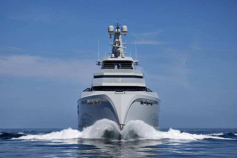 90-metre yacht Norn - photo © Peter Neumann