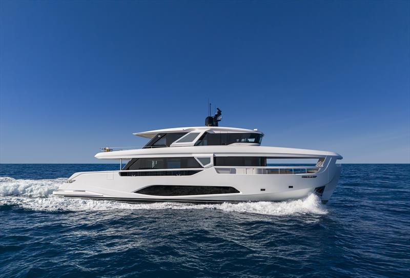 Infynito 90 photo copyright Ferretti Yachts taken at  and featuring the Power boat class
