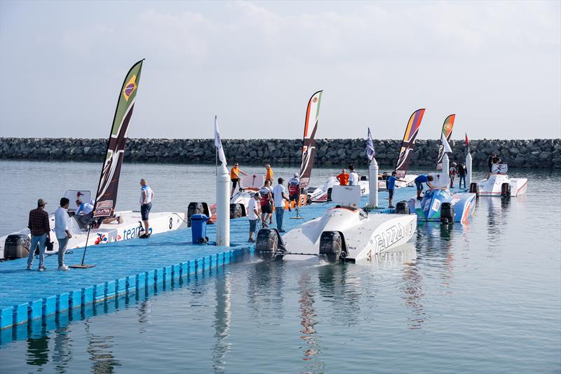 UIM XCAT Worlds Fujairah - Day 1 photo copyright XCAT taken at  and featuring the Power boat class