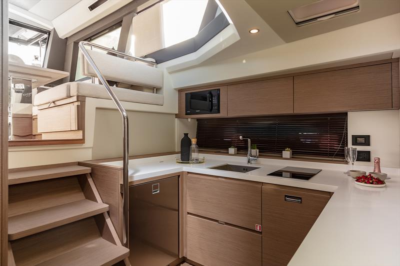 Pardo 52GT - Galley down - photo © eyachts.com.au