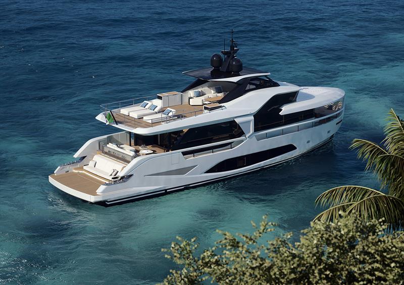Infynito 80 photo copyright Ferretti Yachts taken at  and featuring the Power boat class