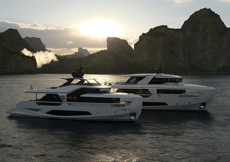Infynito 80 photo copyright Ferretti Yachts taken at  and featuring the Power boat class