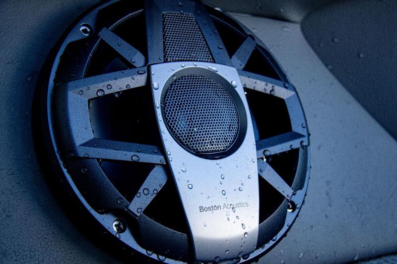 Boston Acoustics OEM marine audio system on Montara Surf Boss - photo © VOKOL Acoustics