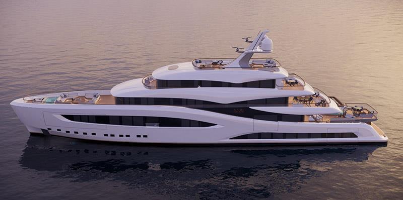 60m Project PERENNIAL photo copyright Denison Yachting taken at  and featuring the Power boat class