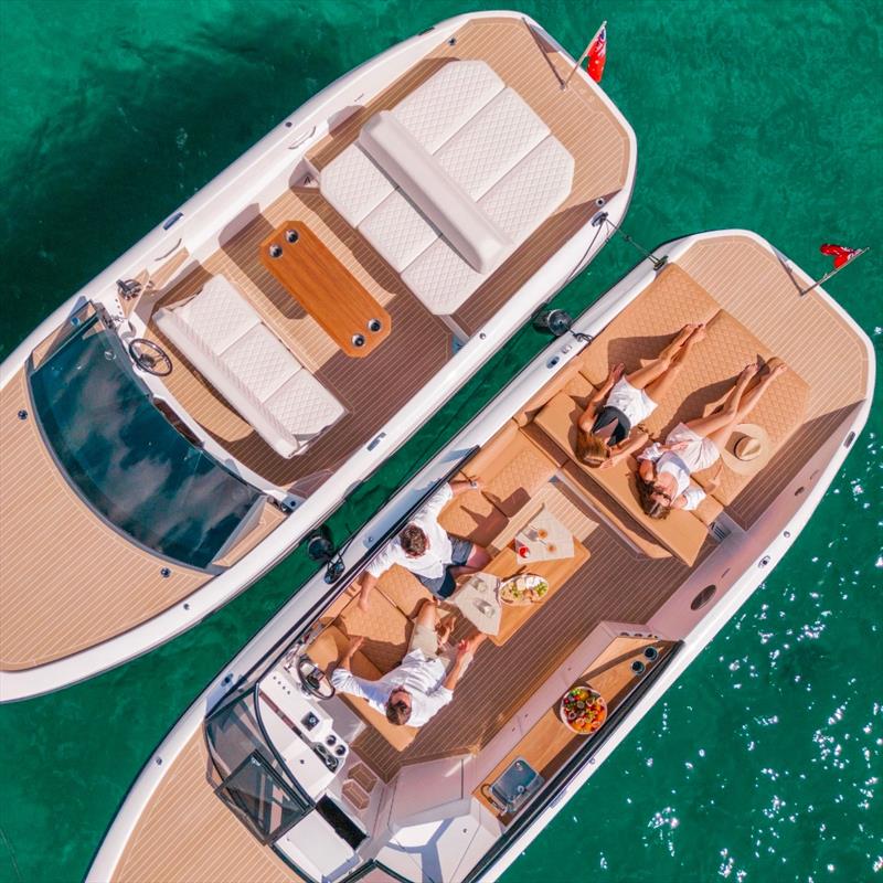 Options for use as a tender to larger yachts or as a second yacht - photo © eyachts.com.au