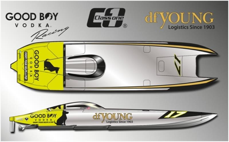 Boat rendering - dfYOUNG photo copyright Chris Dilling, Grafik EFX Design taken at  and featuring the Power boat class