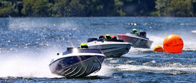 Racing on Windermere photo copyright WMBRC taken at Windermere Motor Boat Racing Club and featuring the Power boat class