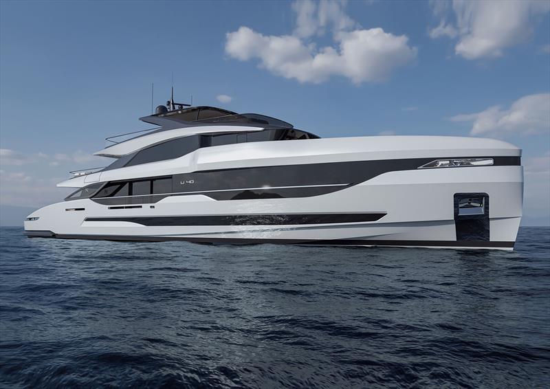 Project UNICA 40m photo copyright ISA Yachts taken at  and featuring the Power boat class