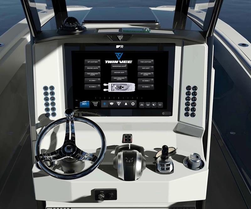 Raymarine standard fit on new flagship 2025 Twin Vee GFX-2 photo copyright Raymarine  taken at  and featuring the Power boat class