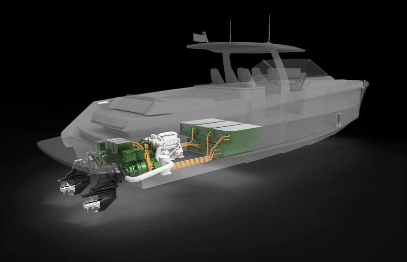 Sialia 45 Sport Hull #1 propulsion - Rendering - photo © Sialia Yachts