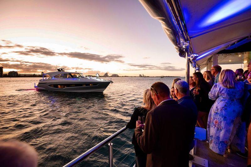 This was a very memorable night for Riviera's VIPs, those who are eagerly awaiting future delivery of their very own 6800 Sport Yacht Platinum Edition - photo © Riviera Australia