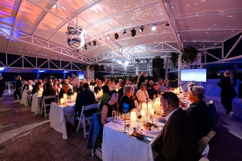 This was a very memorable night for Riviera's VIPs, those who are eagerly awaiting future delivery of their very own 6800 Sport Yacht Platinum Edition photo copyright Riviera Australia taken at  and featuring the Power boat class