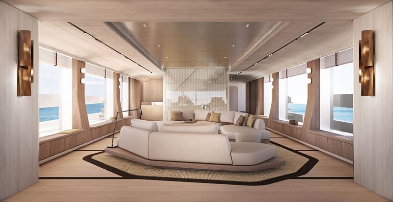 Polaris 48 - main saloon - photo © Cantieri di Pisa