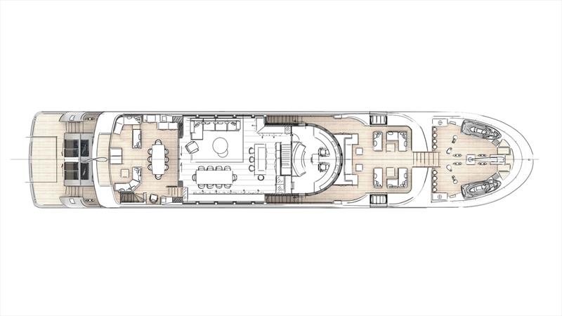 50m M/Y Thanuja - upper deck - photo © iYacht GmbH