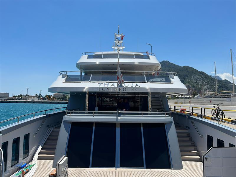 50m M/Y Thanuja - stern view - photo © iYacht GmbH