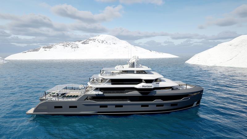 198 ft Leapher Yacht Horizon - photo © Denison Yachting