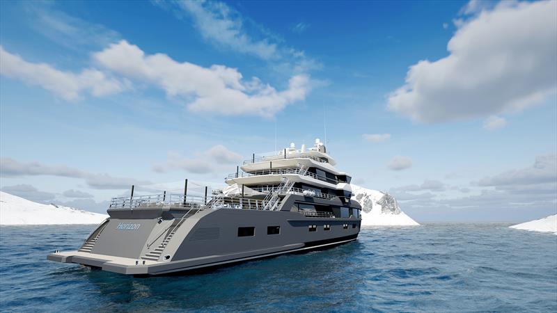 198 ft Leapher Yacht Horizon - photo © Denison Yachting