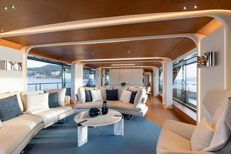 Benetti 37M Motopanfilo M/Y Legend - Main salon - photo © Benetti Yachts