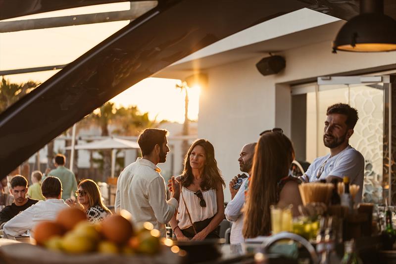 Pershing Yacht Terrace at 7 Pines Resort Ibiza - photo © Pershing Yachts