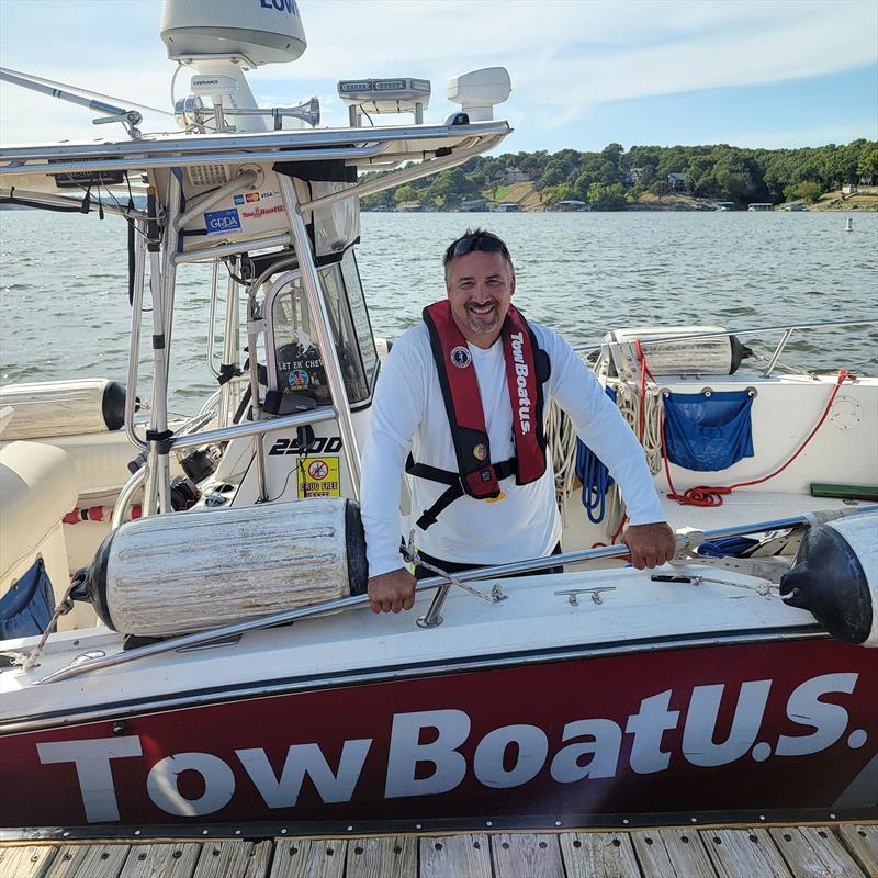 Steven Rhoades has expanded his 24/7 on-water TowBoatUS towing service to recreational boaters on Tenkiller Ferry Lake, Oklahoma photo copyright BoatUS taken at  and featuring the Power boat class