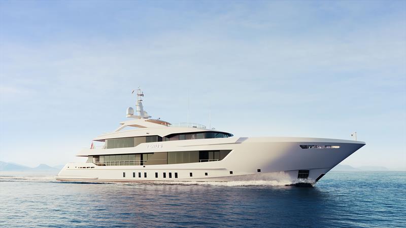 55m Steel YN 20655, code-named Project Venus - photo © Heesen Yachts