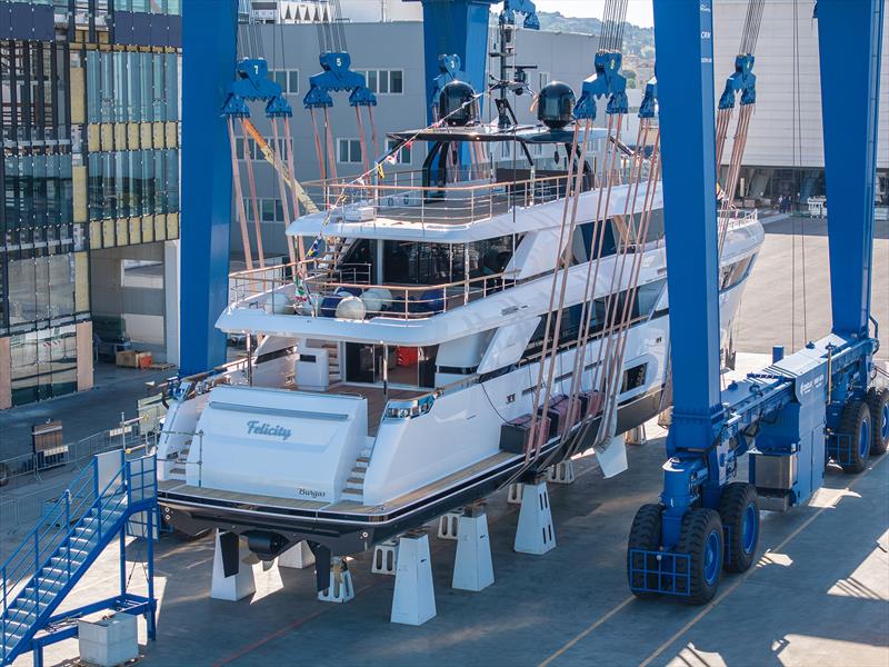 Custom Line Navetta 42 M/Y Felicity photo copyright Custom Line taken at  and featuring the Power boat class