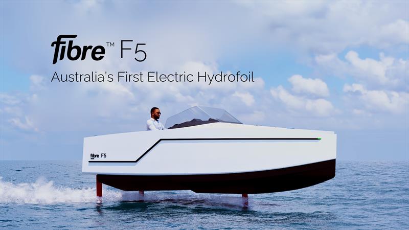 F5, Australia's pioneering Electric Hydrofoil - photo © Fibre Boats