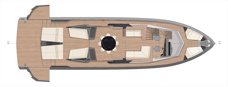 wallywhy100 - main deck - photo © Wally Yachts