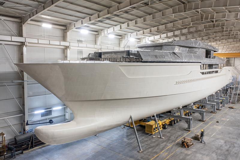 62-meter Project Nacre photo copyright Denison Yachting taken at  and featuring the Power boat class