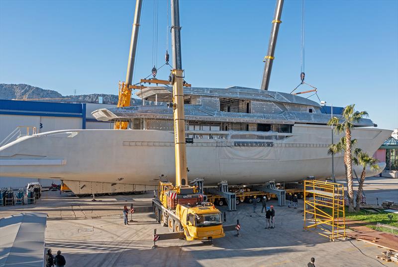 62-meter Project Nacre photo copyright Denison Yachting taken at  and featuring the Power boat class