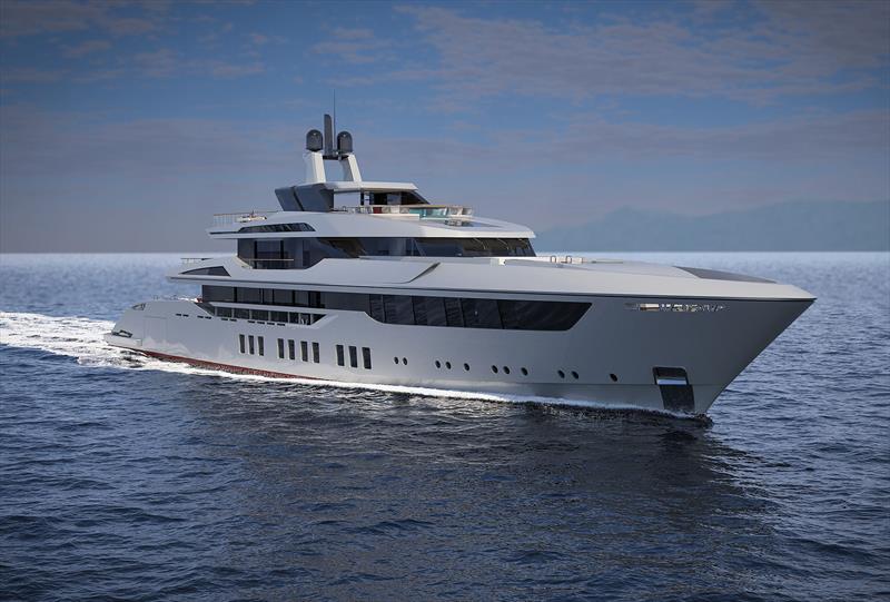 62-meter Project Nacre photo copyright Denison Yachting taken at  and featuring the Power boat class