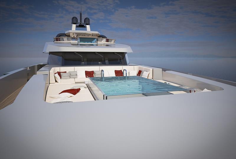 62-meter Project Nacre photo copyright Denison Yachting taken at  and featuring the Power boat class