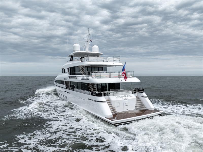 Moonshine, a new 36.3m Martinique (119ft) yacht photo copyright Vlotr Media taken at  and featuring the Power boat class