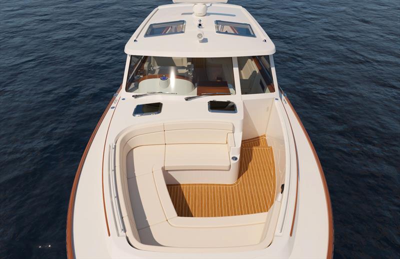 Picnic Boat 39 - Forward seating - photo © Hinckley Yachts