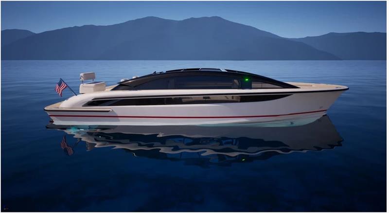 Hodgdon Limousine tender design - Aft helm - photo © Hodgdon Tenders