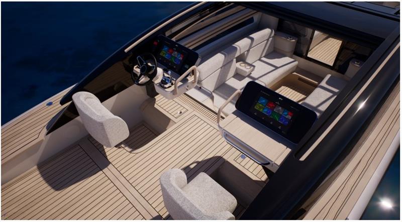 Hodgdon Limousine tender design - Aft helm photo copyright Hodgdon Tenders taken at  and featuring the Power boat class