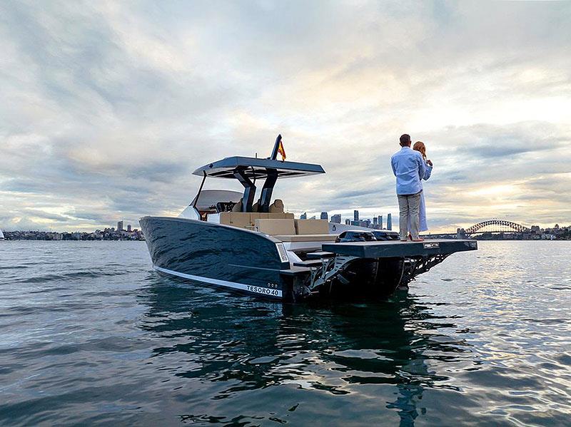 Make your moment - Tesoro T40 photo copyright The Yacht Sales Co taken at  and featuring the Power boat class