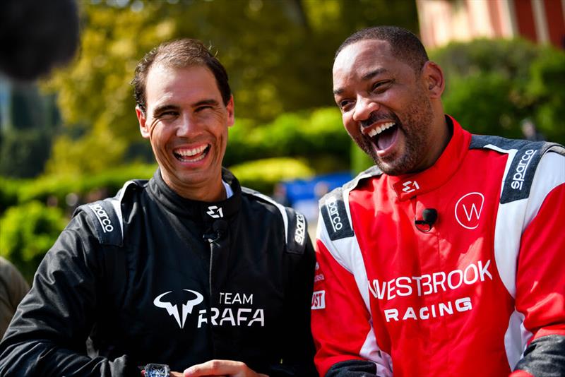 E1 Lake Como GP - Rafa Nadal and Will Smith photo copyright Marta Rovatti taken at  and featuring the Power boat class