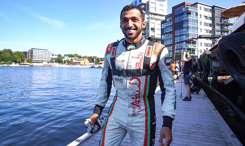 Team Abu Dhabi's Rashed Al Qemzi -  going all out for victory in Italy photo copyright Narayan Marar taken at  and featuring the Power boat class