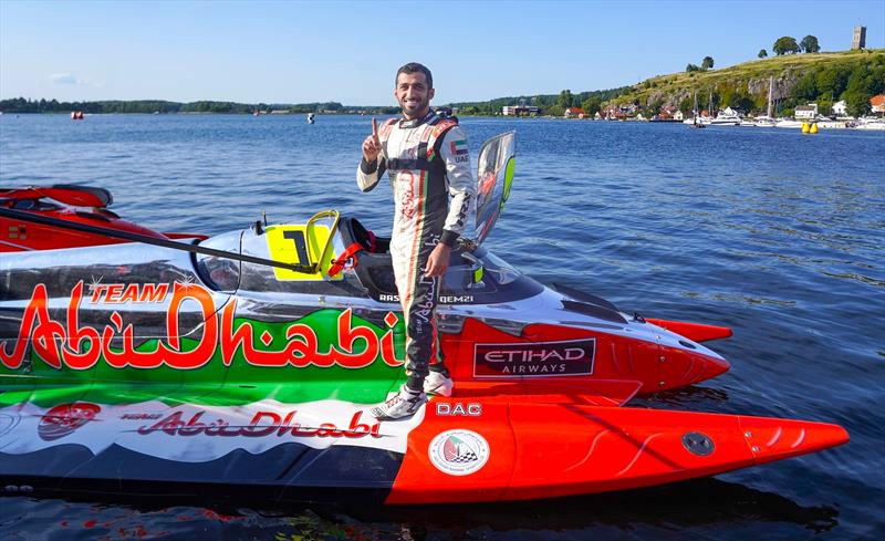 Team Abu Dhabi's Rashed Al Qemzi photo copyright Team Abu Dhabi taken at  and featuring the Power boat class